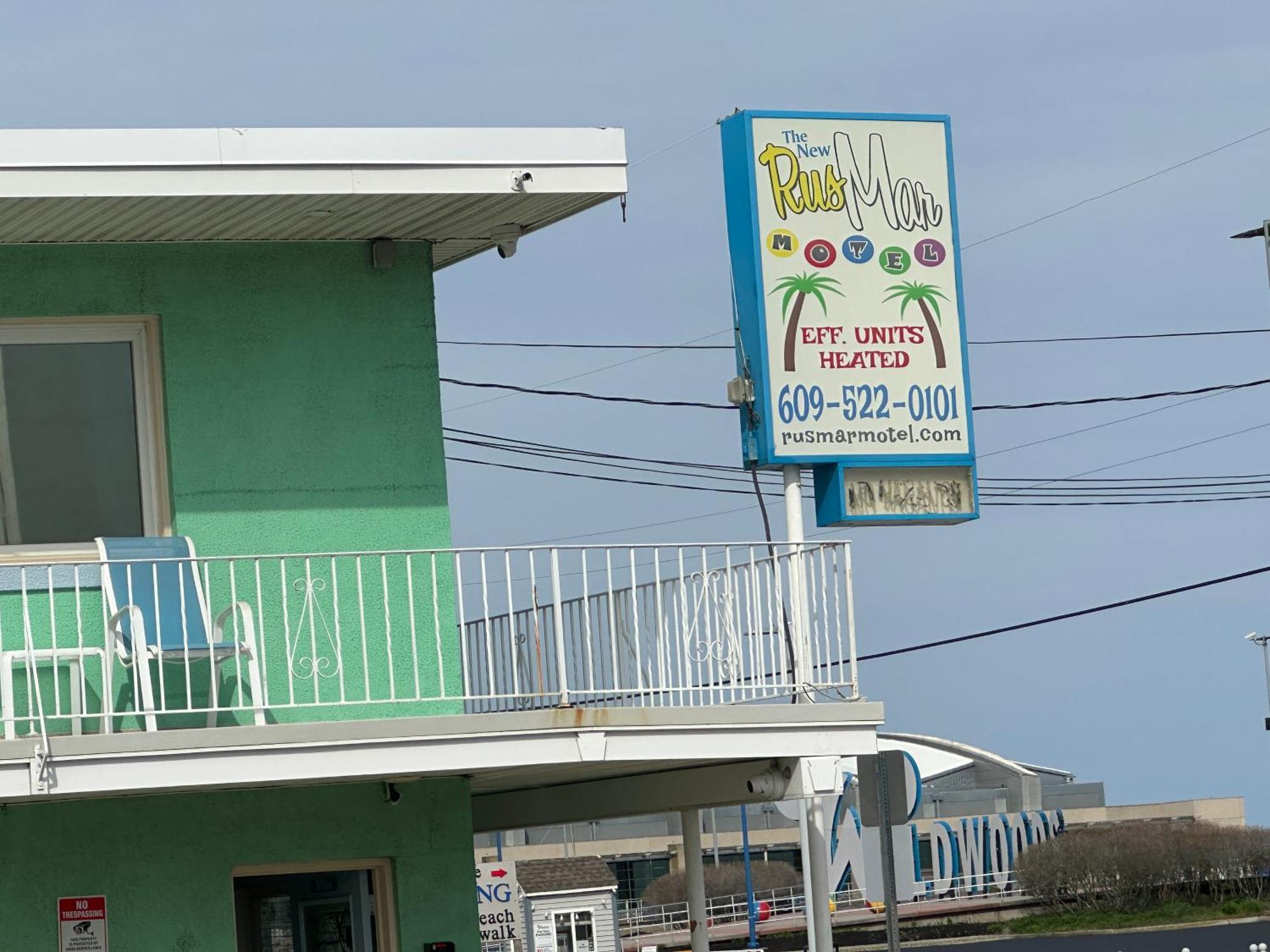 Rus Mar Motel Wildwood Beach & Boardwalk Exteriér fotografie